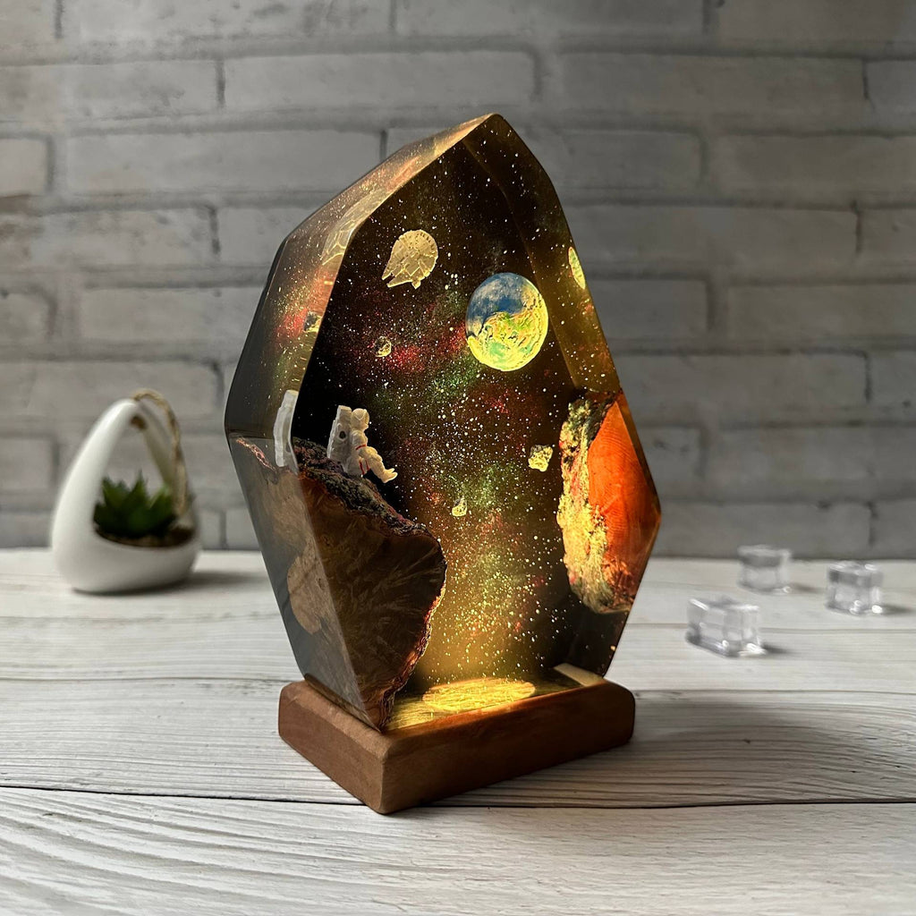 Interstellar Resin Lamp