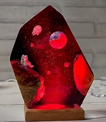Interstellar Resin Lamp