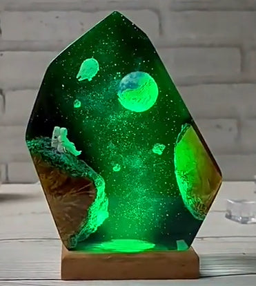 Interstellar Resin Lamp