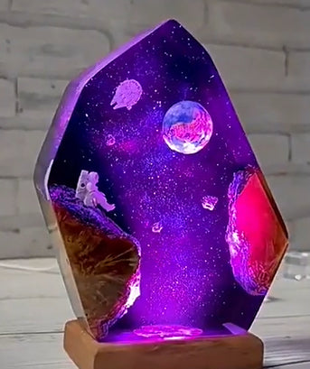 Interstellar Resin Lamp