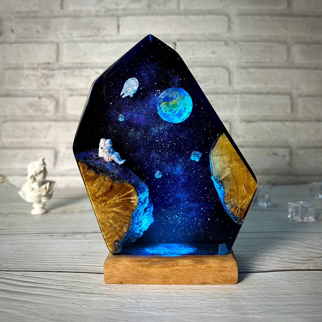 Interstellar Resin Lamp