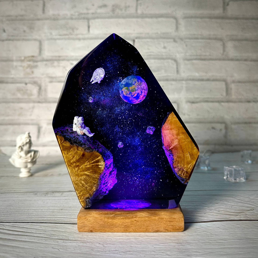 Interstellar Resin Lamp